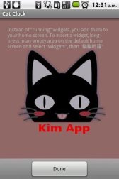 download Cat Clock Weather Forecast apk